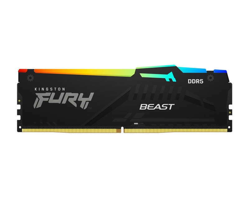 KINGSTON DIMM DDR5 16GB 6400MT/s KF564C32BBEA-16 FURY Beast Black RGB EXPO - Slika 6