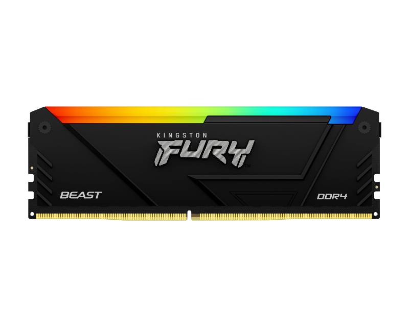 KINGSTON DIMM DDR4 32GB (2x16GB kit) 3200MT/s KF432C16BB2AK2/32 Fury Beast RGB - Slika 2