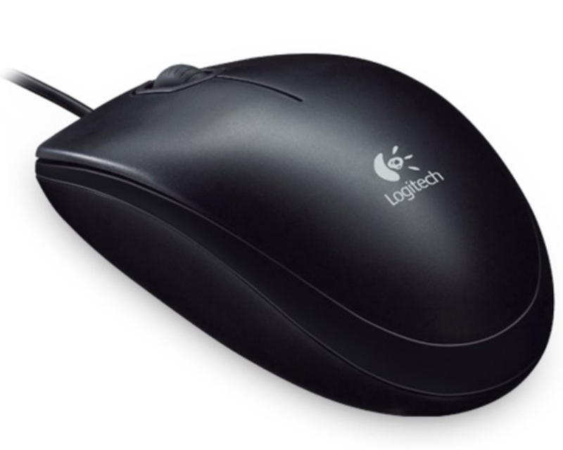 LOGITECH B100 Optical USB crni miš - Slika 7