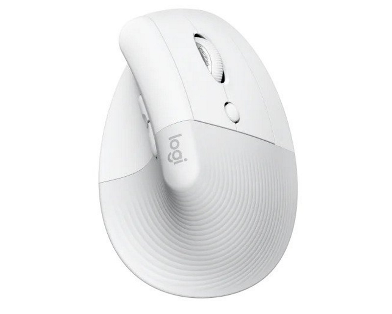 LOGITECH Lift Vertical Ergonomic Wireless miš beli - Slika 10