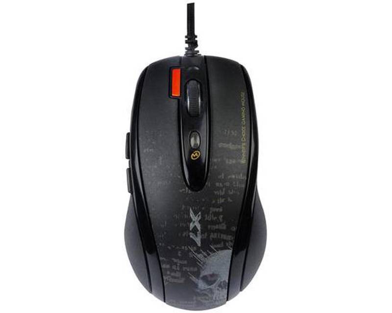 A4 TECH F5 V-Track Gaming USB crni miš - Slika 8