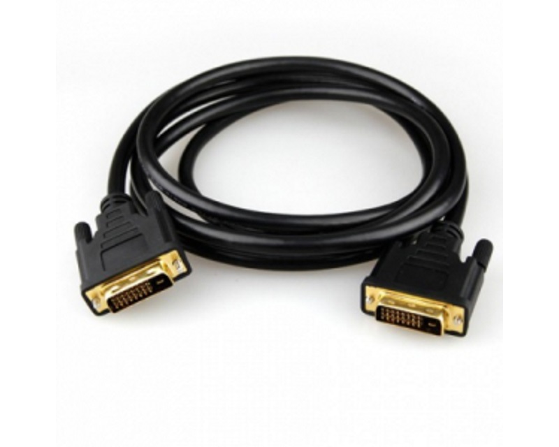 FAST ASIA Kabl DVI-D Dual Link - DVI-D Dual Link M/M 1.8m feritno jezgro crni - Slika 2
