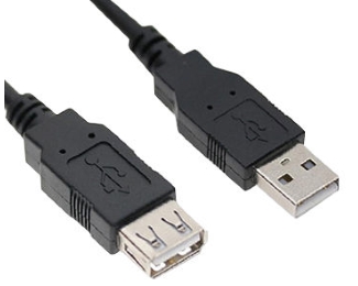 E-GREEN Kabl USB A - USB A M/F (produžni) 5m crni - Slika 4