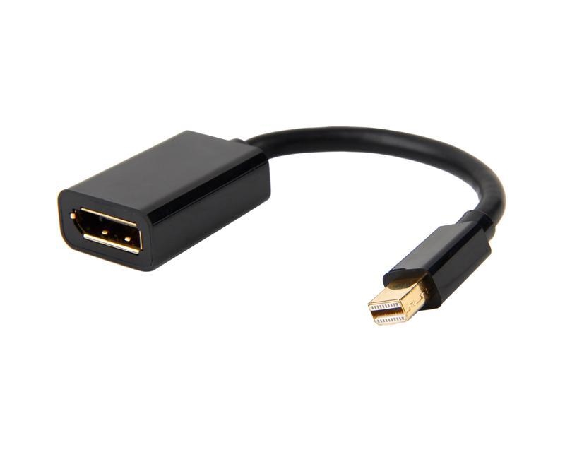 E-GREEN Adapter Mini Display port (M) - Display Port (F) crni - Slika 5