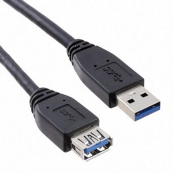 E-GREEN Kabl USB 3.0 A - USB A M/F (produžni) 1.8m crni