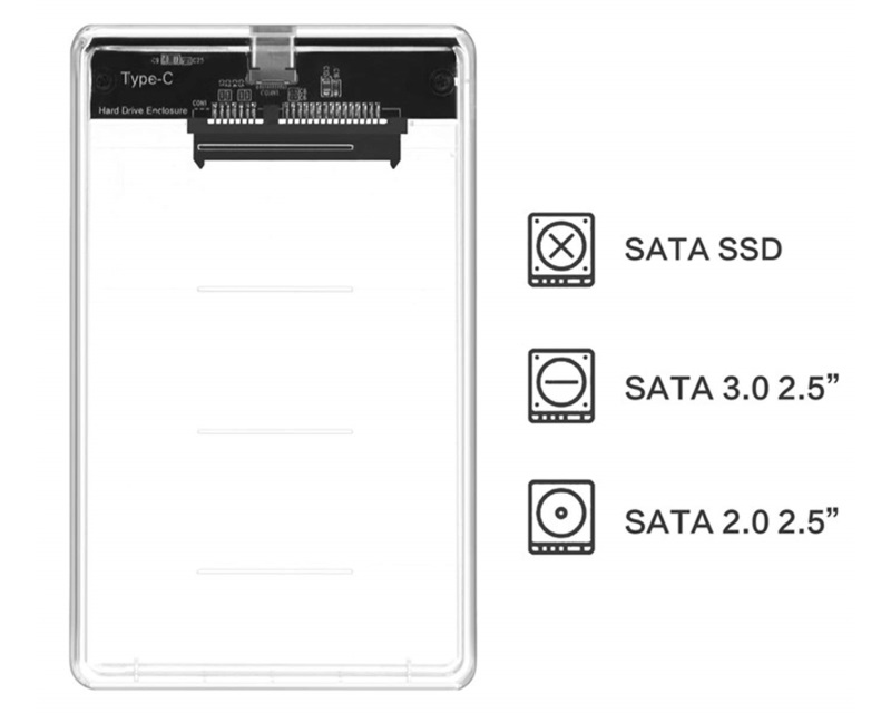 FAST ASIA Adapter TIP-C na SATA BOX (2,5 Incha) - Slika 9