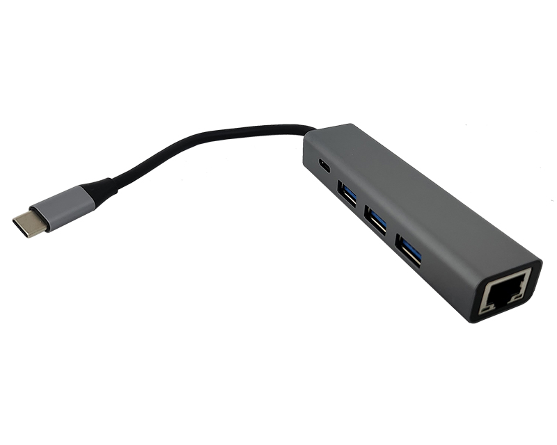 FAST ASIA Adapter-konvertor TIP C na 3xUSB 3.0+TIP C+RJ45 - Slika 9