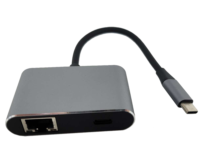 FAST ASIA Adapter-konvertor TIP C na 2xUSB 3.0+TIP C+RJ45 - Slika 9
