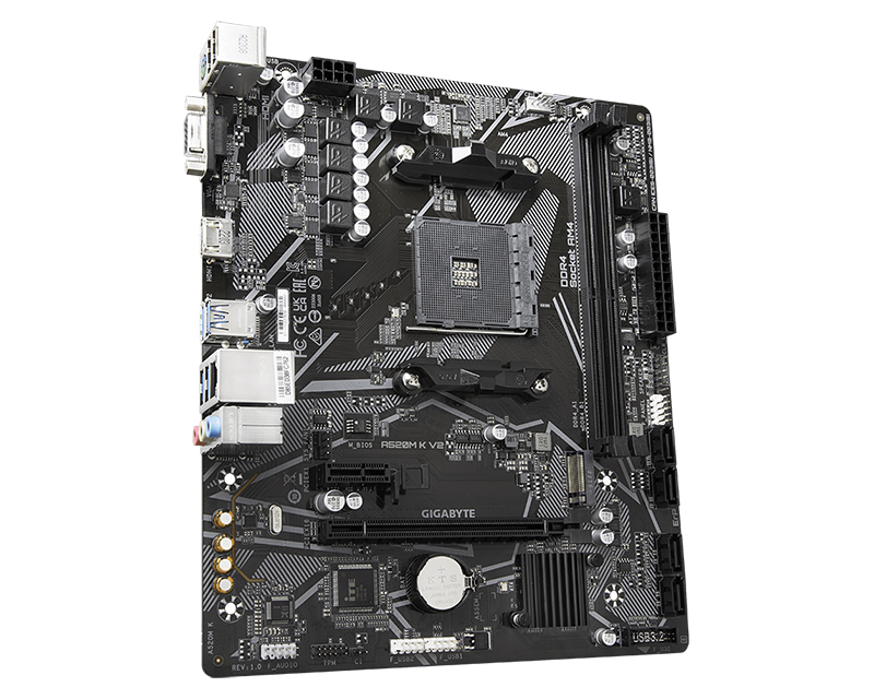 GIGABYTE A520M K V2 rev. 1.x matična ploča - Slika 4