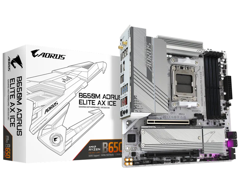 GIGABYTE B650M A ELITE AX ICE rev. 1.x matična ploča - Slika 17