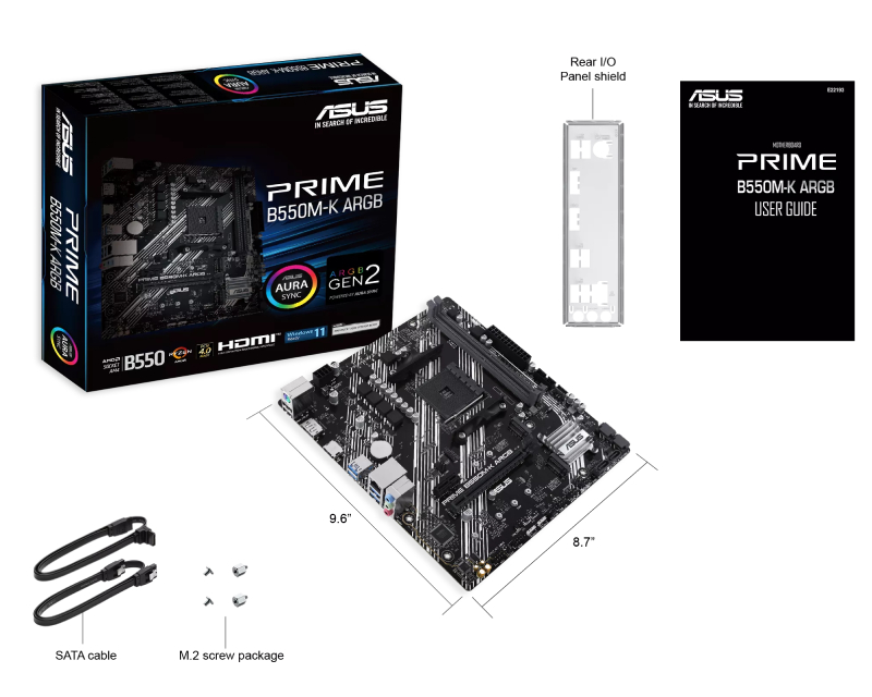 ASUS PRIME B550M-K ARGB matična ploča - Slika 5
