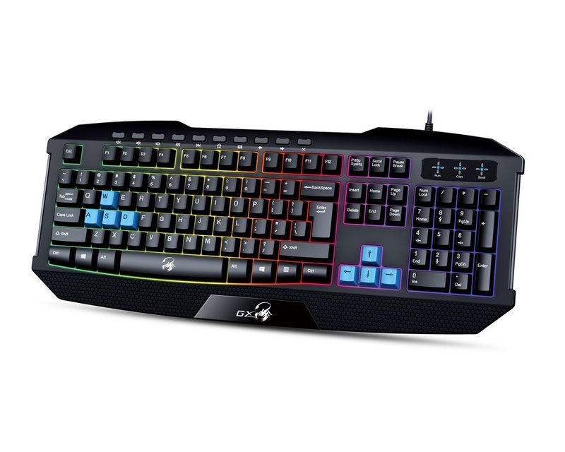 GENIUS K215 Scorpion Gaming USB YU crna tastatura - Slika 4