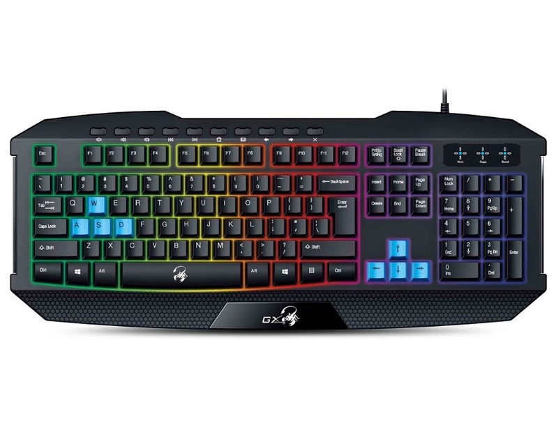 GENIUS K215 Scorpion Gaming USB YU crna tastatura - Slika 5