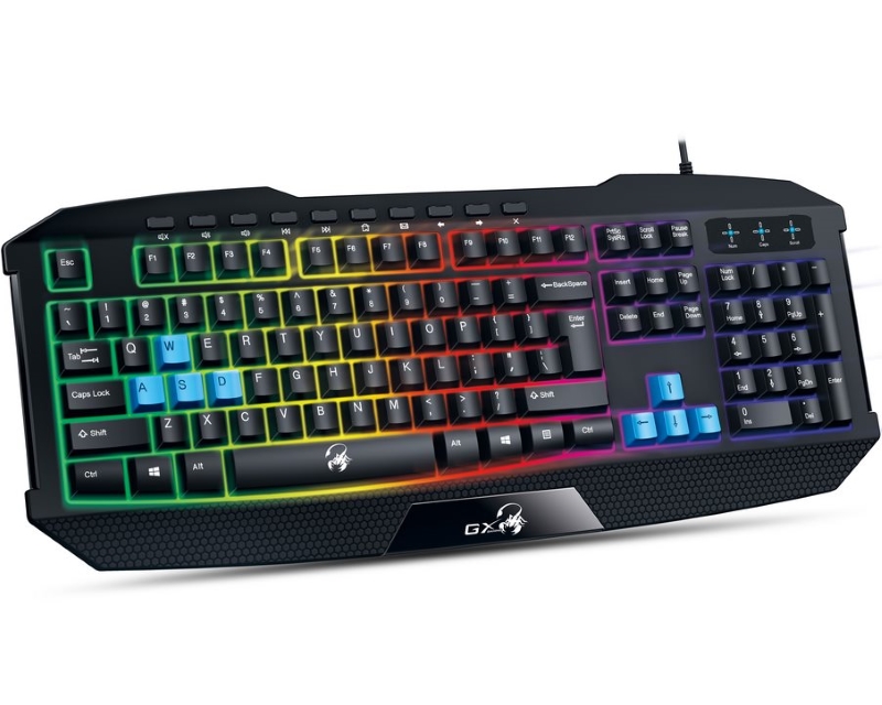GENIUS K215 Scorpion Gaming USB US crna tastatura - Slika 6