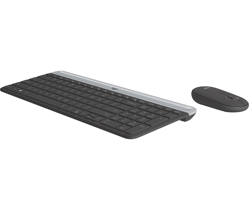LOGITECH MK470 Wireless Desktop YU Graphite tastatura + miš - Slika 5