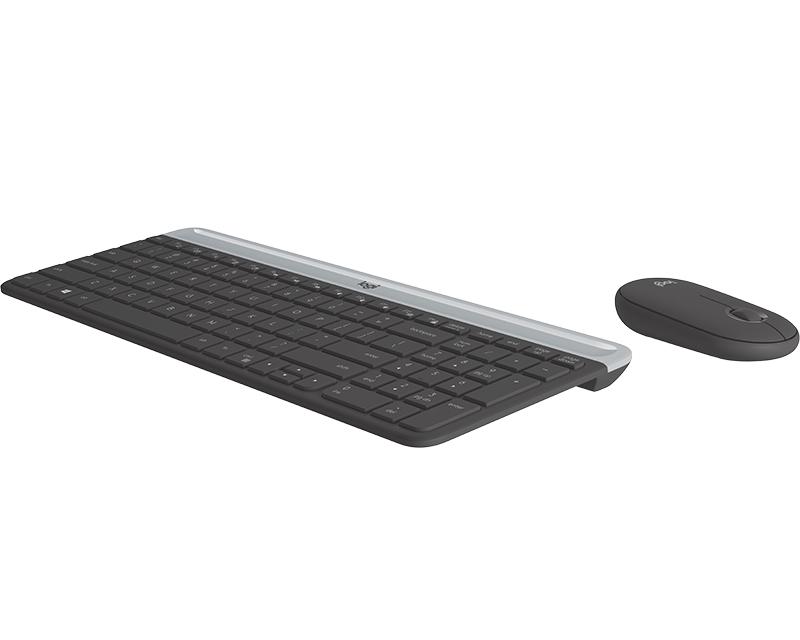 LOGITECH MK470 Wireless Desktop US Graphite tastatura + miš - Slika 14