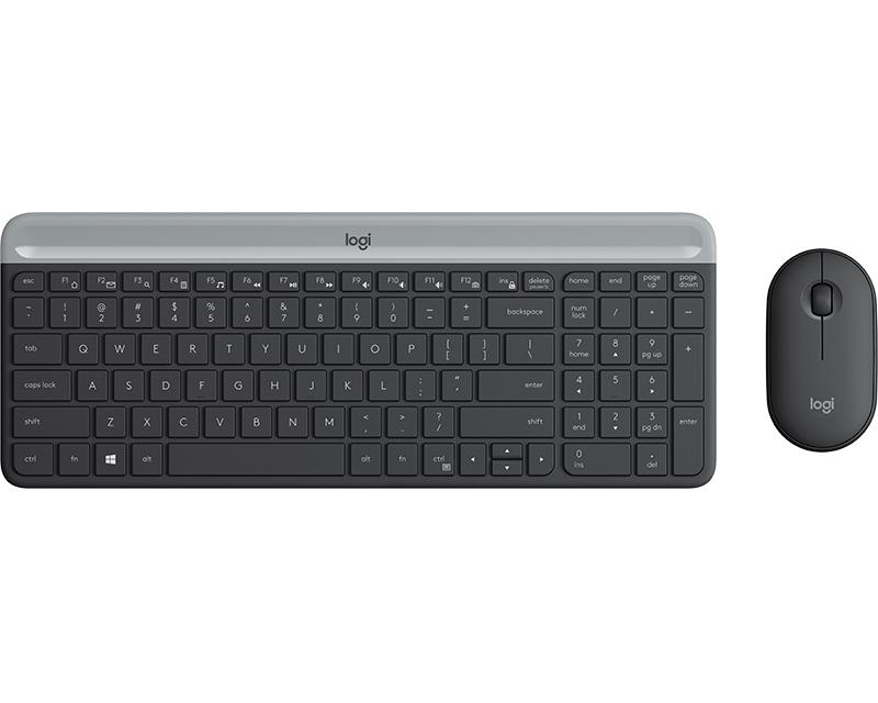 LOGITECH MK470 Wireless Desktop US Graphite tastatura + miš - Slika 10
