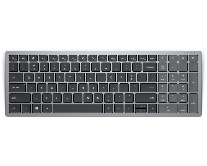 DELL KB740 Compact Multi-device US wireless tastatura siva - Slika 13