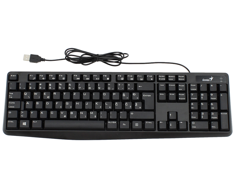 GENIUS KB-117 USB YU crna tastatura - Slika 4