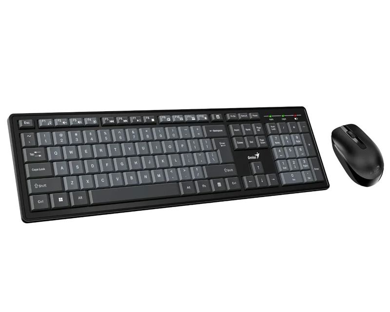 GENIUS Smart KM-8200 Wireless USB US crna tastatura + miš - Slika 15