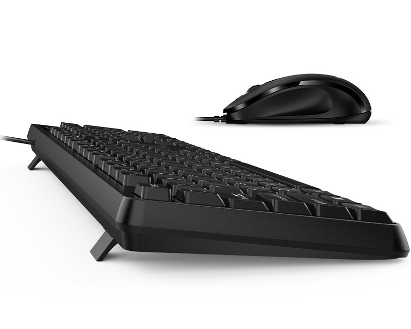GENIUS KM-170 USB YU crna tastatura+ USB crni miš - Slika 6