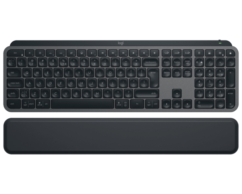 LOGITECH MX Keys S Plus Wireless Illuminated tastatura Graphite US - Slika 6