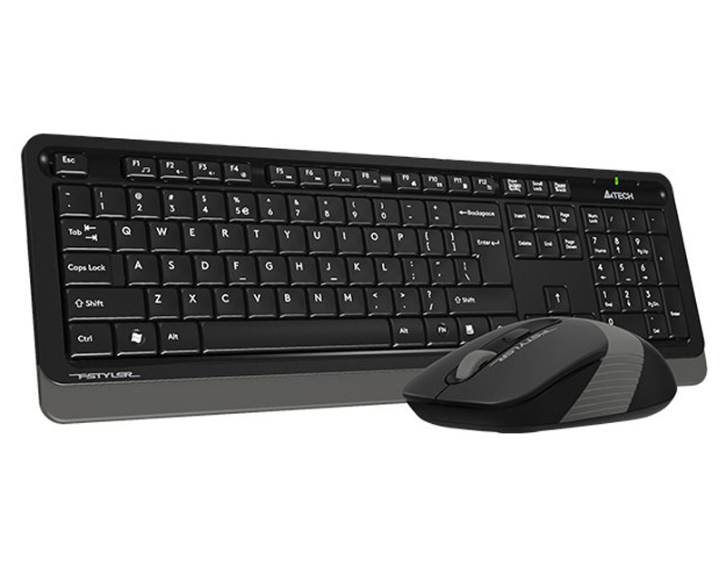 A4 TECH FG1010 FSTYLER Wireless Combo USB YU sivi set - Slika 10