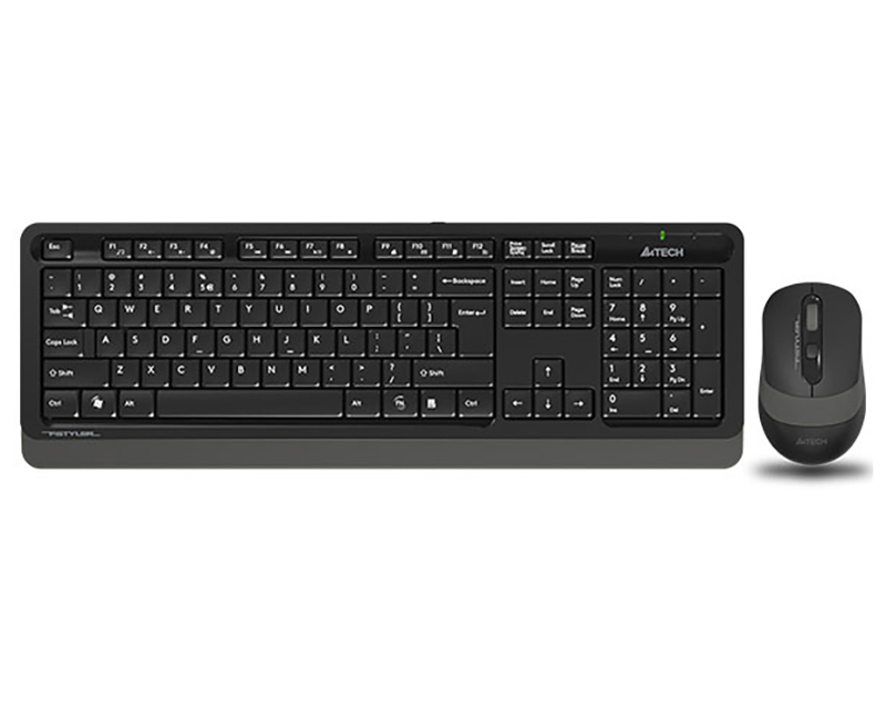 A4 TECH FG1010 FSTYLER Wireless Combo USB YU sivi set - Slika 6