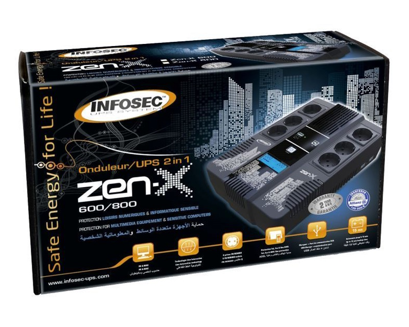 INFOSEC COMMUNICATION Zen-X 800 FR/SCHUKO UPS - Slika 12