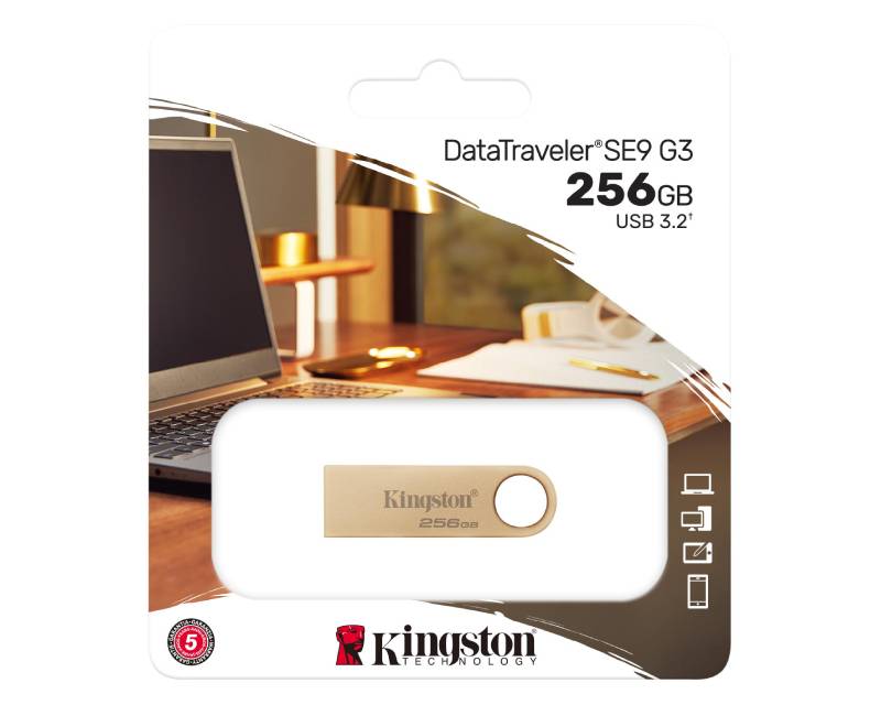 KINGSTON 256GB DataTraveler SE9 G3 USB 3.0 flash DTSE9G3/256GB champagne - Slika 15