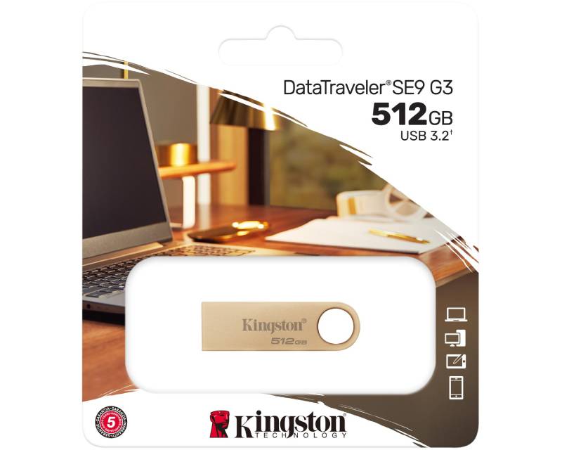 KINGSTON 512GB DataTraveler SE9 G3 USB 3.0 flash DTSE9G3/512GB champagne - Slika 13