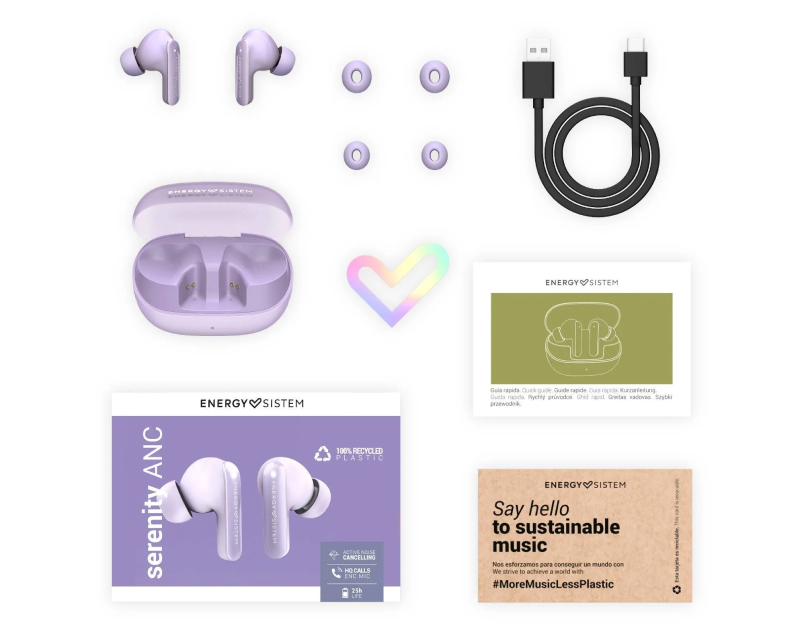 ENERGY SISTEM Lavender Serenity ANC slušalice ljubičaste (M45918) - Slika 11