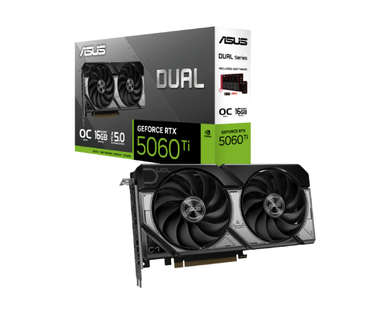 ASUS nVidia GeForce RTX 5060 Ti 16GB DUAL-RTX5060TI-O16G grafička karta - Slika 2