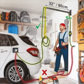 BARKAN EV80WM zidni nosač kabla za punjenje električnih vozila 80cm