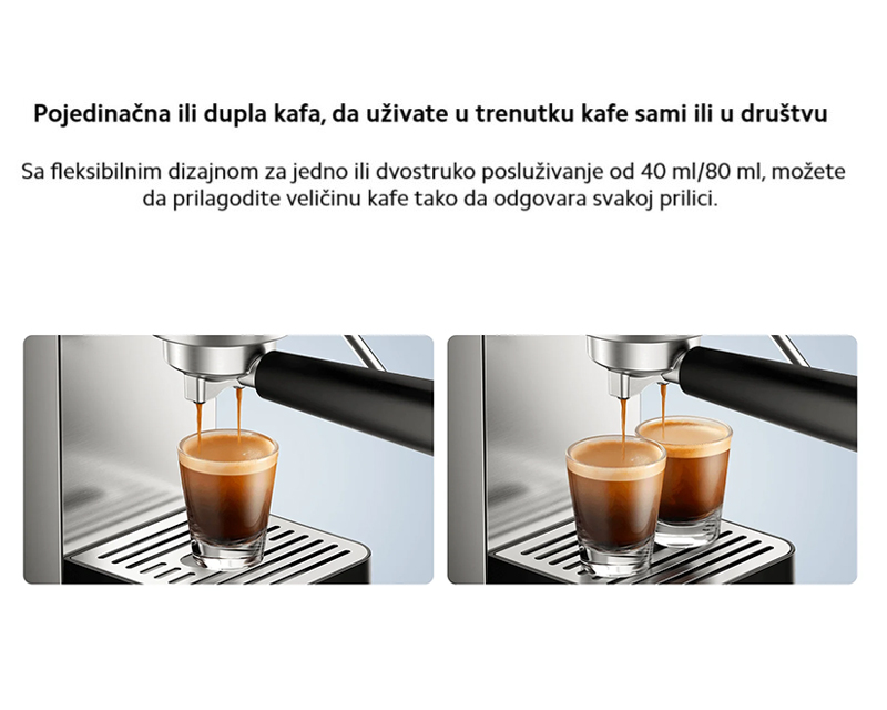 XIAOMI Semi-automatic Espresso Machine EU (BHR9798EU) - Slika 2