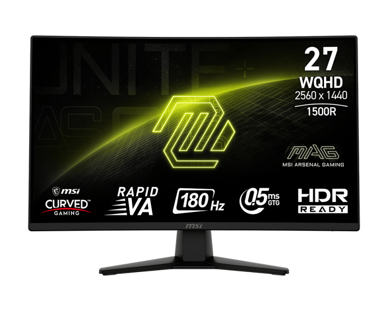 MSI 27 inča MAG 274CQF WQHD 2560x1440 180 Hz zakrivljeni gaming monitor - Slika 2