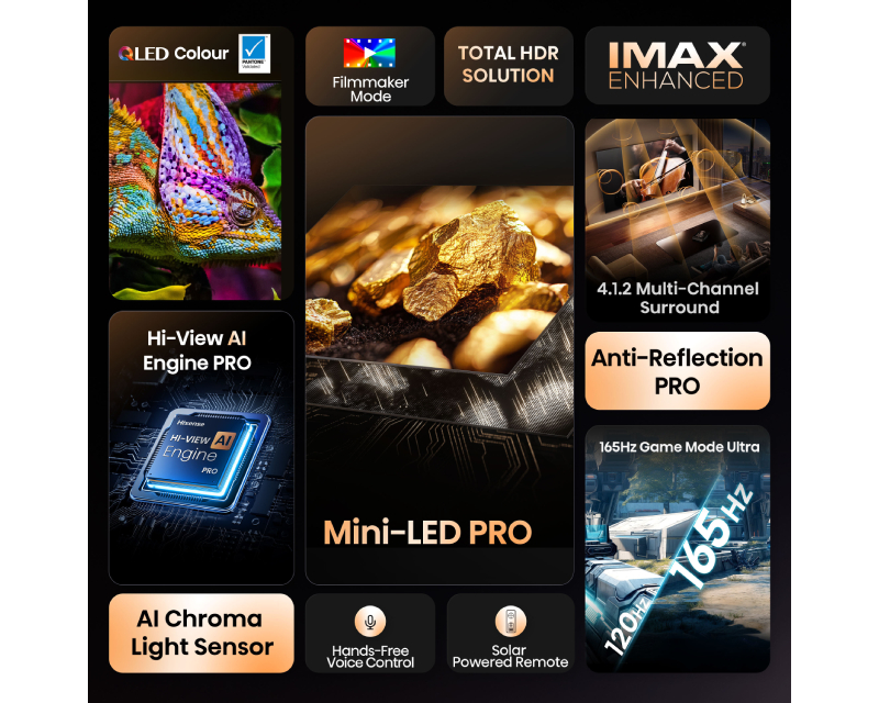 HISENSE 75 inča 75U8Q Mini-LED 4K UHD Smart TV - Slika 3