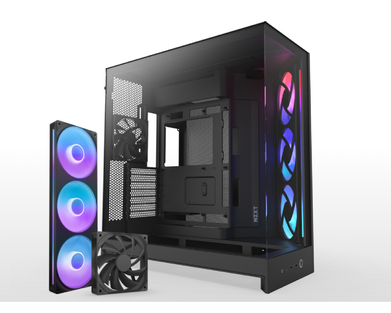 NZXT H9 Flow RGB Gaming kućište crno (CM-H92FB-R1) - Slika 2