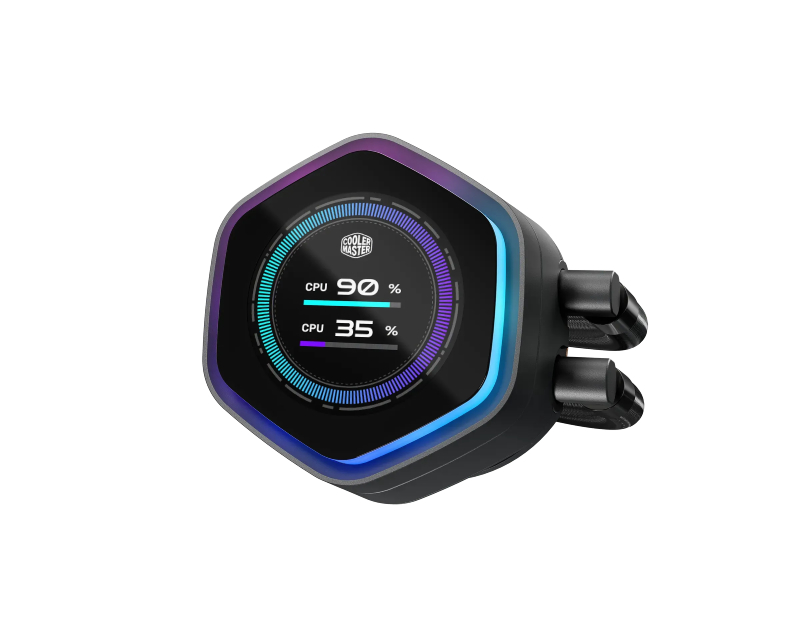COOLER MASTER MasterLiquid ML 240 Atmos II LCD ARGB vodeno hlađenje crno (MLX-D24M-A25SZ-L1) - Slika 2