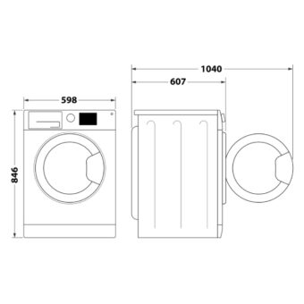 WHIRLPOOL WP C8 WBS EE mašina za sušenje veša - toplotna pumpa
