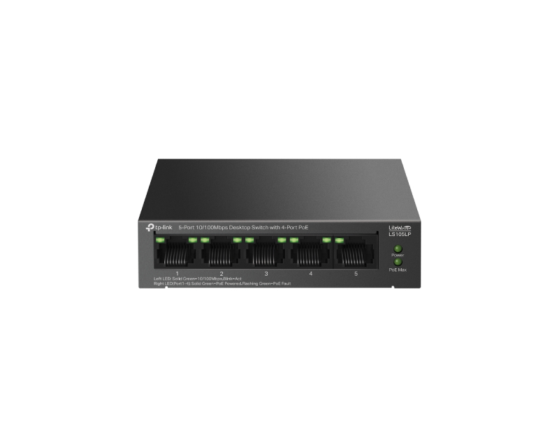 TP-LINK_ LS105LP(UN) 5-Port 10/100Mbps Desktop Switch - Slika 2