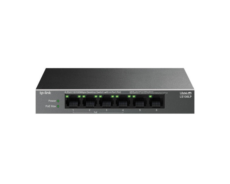 TP-LINK_ LS106LP(UN) 6-port 10/100mbps Desktop switch - Slika 2