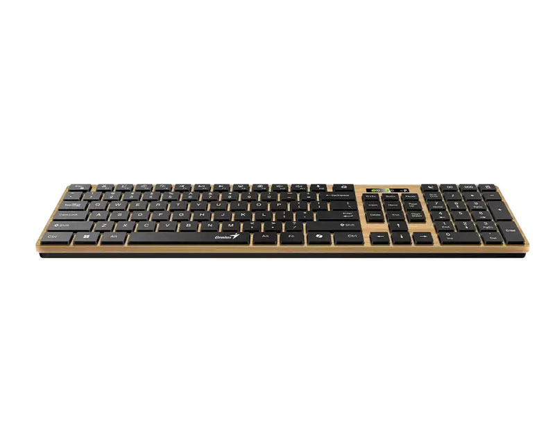 GENIUS SlimStar 7250BT, AI, Pine Wood US wireless tastatura - Slika 3