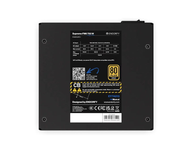 ENDORFY Supremo FM6 750W modularno napajanje (EY7A013) - Slika 3