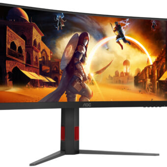 AOC 34 inča CU34G4Z WQHD 3440x1440 Fast VA 240 Hz zakrivljeni gaming monitor