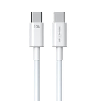 WEKOME WDC-182 Kabl 3.1 USB tip C M/M 1m, za Superbrzo punjenje 100W/480Mbps, beli