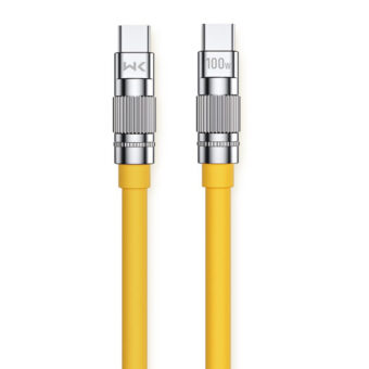 WEKOME WDC-188 Kabl 3.1 USB tip C M/M 1m, za Superbrzo punjenje 100W/480Mbps, žuti