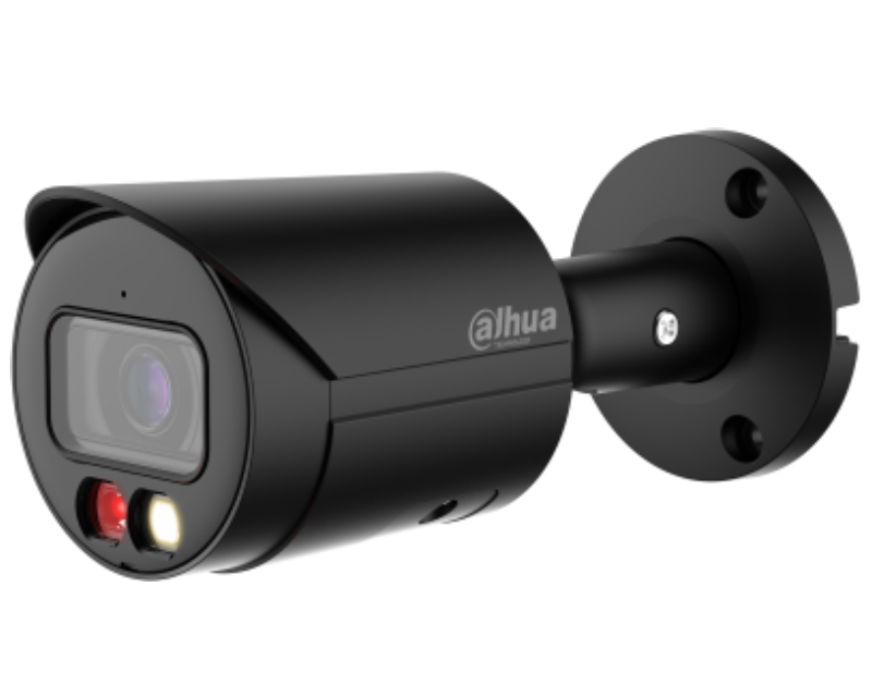 DAHUA_ IPC-HFW2449S-S-IL-0280B-BLACK 4MP Smart Dual Light Fixed-focal Bullet WizSense Network kamera crna