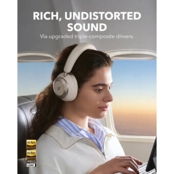 ANKER Soundcore Space One Pro ANC BT slušalice bele