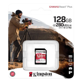 KINGSTON Memorijska kartica SDR2V6/128GB 128GB SDXC UHS-II 280R/150W U3 V60